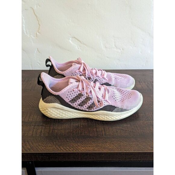 Adidas Fluidflow Women's Purple and Black Running Sneaker Shoes - Size 7 - Picture 1 of 10